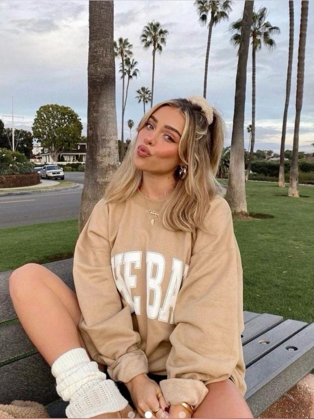 The Bar Tan Pullover
